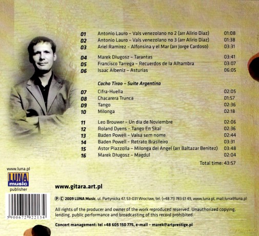 Marek Długosz: Latin Guitar (digipack) [CD]