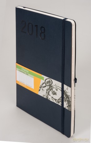 Kalendarz 2018 impresja B5 granatowy [KALENDARZ]