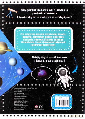 Kosmos. Naklejki edukacyjne [KSIĄŻKA]