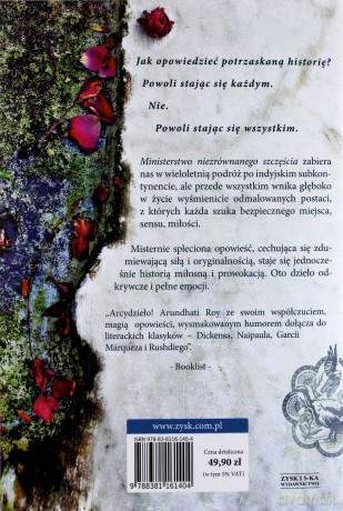 Ministerstwo niezrównanego szczęścia - Arundhati Roy [KSIĄŻKA]