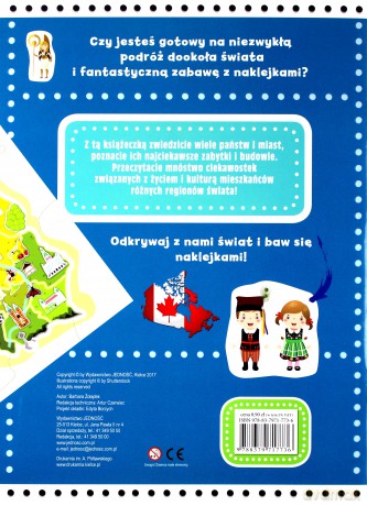 Państwa i miasta. Naklejki edukacyjne [KSIĄŻKA]
