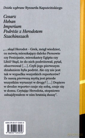 Podróże z Herodotem - Ryszard Kapuściński [KSIĄŻKA]