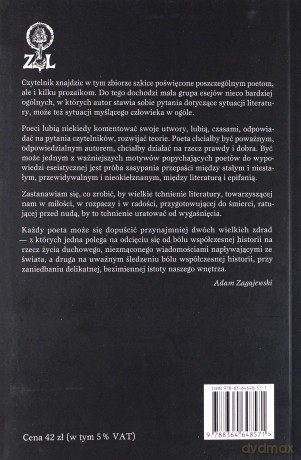 Poezja dla początkujących - Adam Zagajewski [KSIĄŻKA]