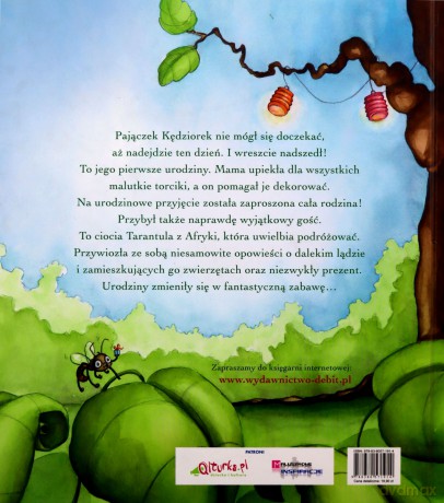Przyjęcie urodzinowe. Pajączek Kędziorek - Diana Amft [KSIĄŻKA]