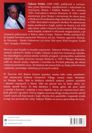 Radosne dni w Tawernie Pod Białym Koniem - Tadeusz Wittlin [KSIĄŻKA]