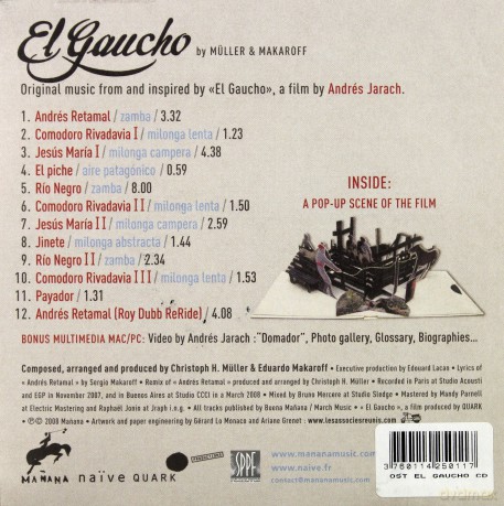 El Gaucho soundtrack [CD]