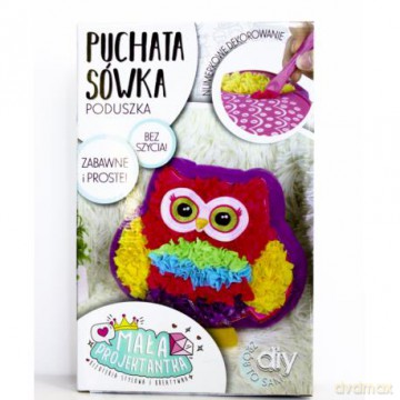 Zestaw puchata sówka poduszka