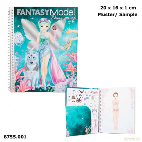 Zestaw z naklejkami dress me up fantasy model