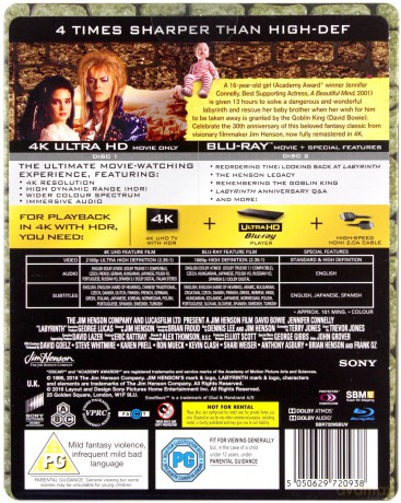 Labirynt (30th Anniversary) (steelbook) [Blu-Ray 4K]+[Blu-Ray]