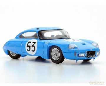 CD Panhard #53 A. Guilhaudin/A. Bertaut Le Mans 1962