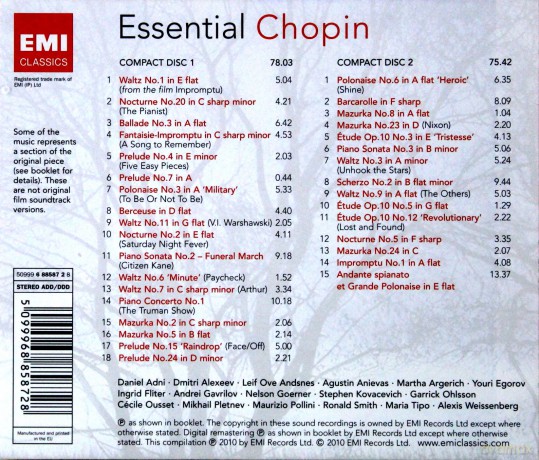 Essential Chopin [2CD]