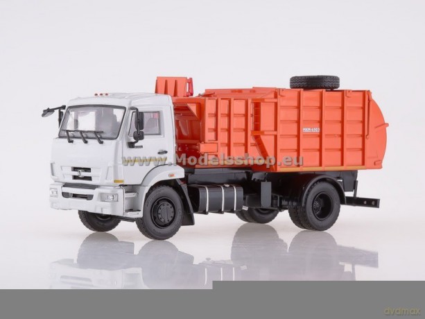 Garbage Truck MKM-4503 (KAMAZ-43253) Facelift (grey/orange)