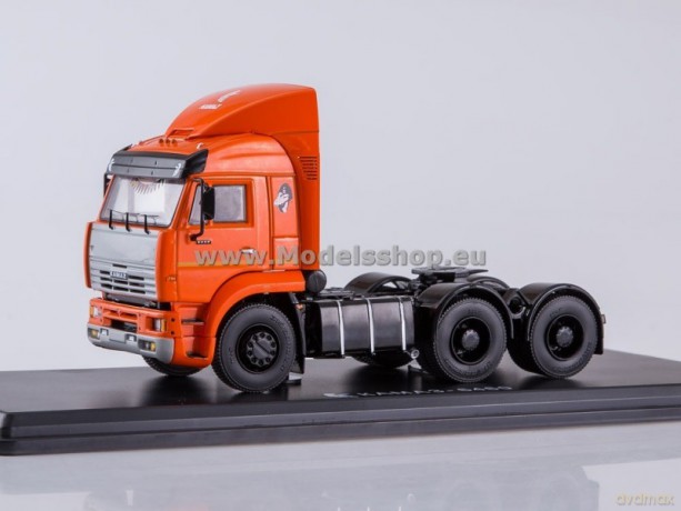 KAMAZ-6460 Tractor Truck with Spoiler (orange)
