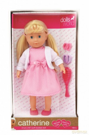 Lalka 41 cm Catherine jasne włosy