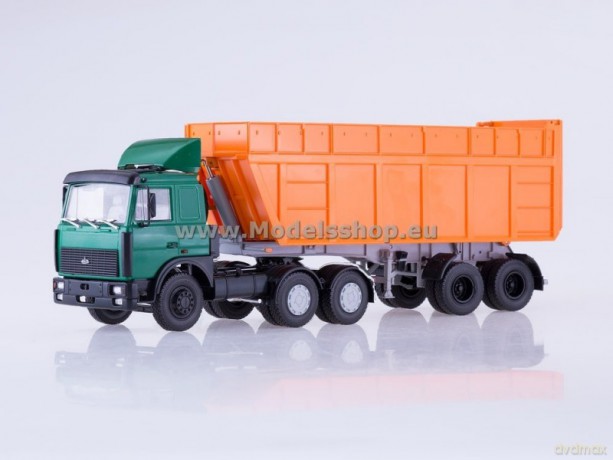 MAZ-6422 Tractor Truck with Dumper Semitrailer MAZ-9506-30