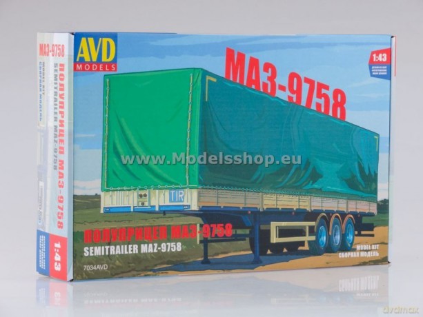 MAZ-9758 Semitrailer model kit