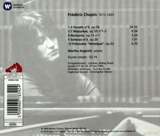 Martha Argerich: Recital 1965 [CD]