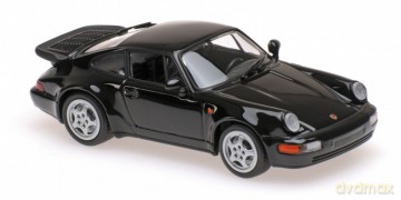Porsche 911 Turbo (964) 1990 (black)