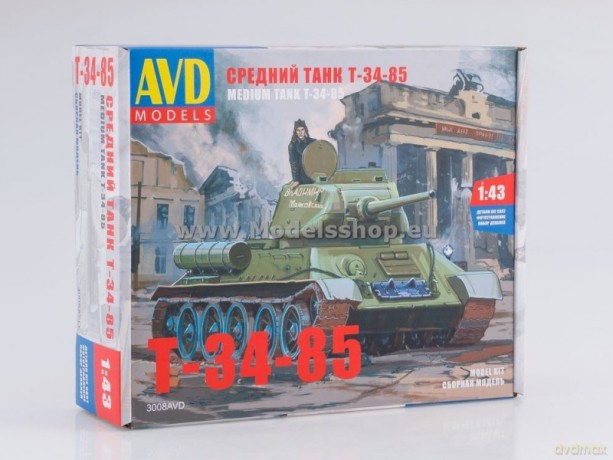 Tank T34-85 model kit