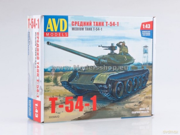 Tank T54-1 model kit