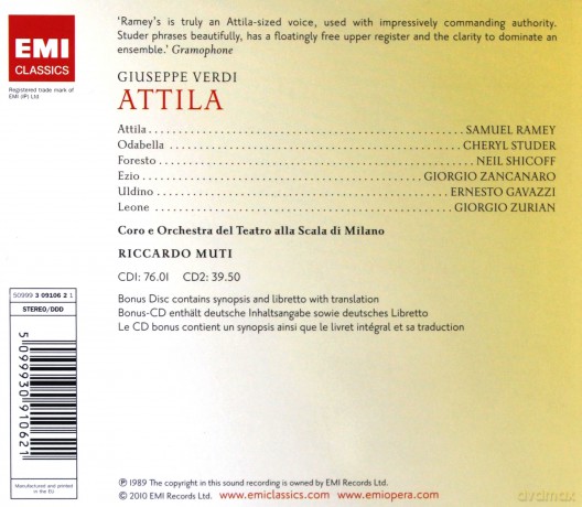 Ricardo Muti: Attila [3CD]