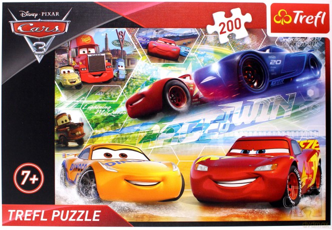 TREFL 200 el. Auta 3 [PUZZLE]