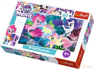 TREFL 60 el. Podwodne Kucyki - My Little Pony (17298) [PUZZLE]