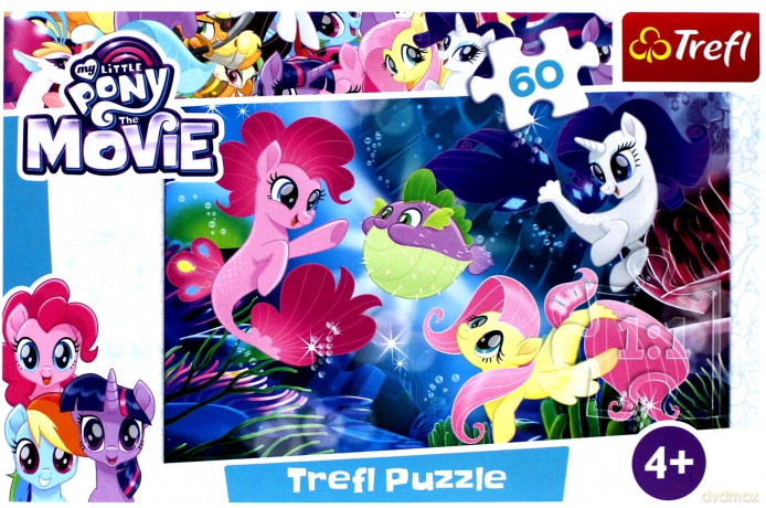 TREFL 60 el. Podwodne Kucyki - My Little Pony (17298) [PUZZLE]