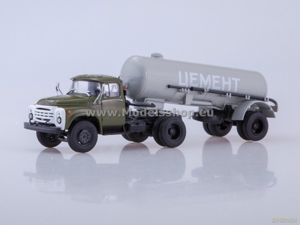 ZIL-130V1 with Cement Semitrailer TC-4 (khaki/grey)