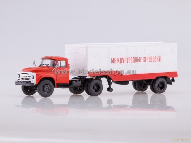 ZIL-130V1 with Semitrailer ODAZ-794 (red/white)