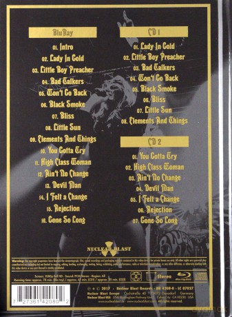 Blues Pills: Lady In Gold - Live In Paris (digibook) [Blu-Ray]+[2CD]