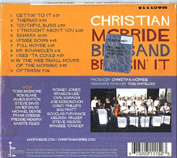 Christian McBride Big Band: Bringin' It [CD]