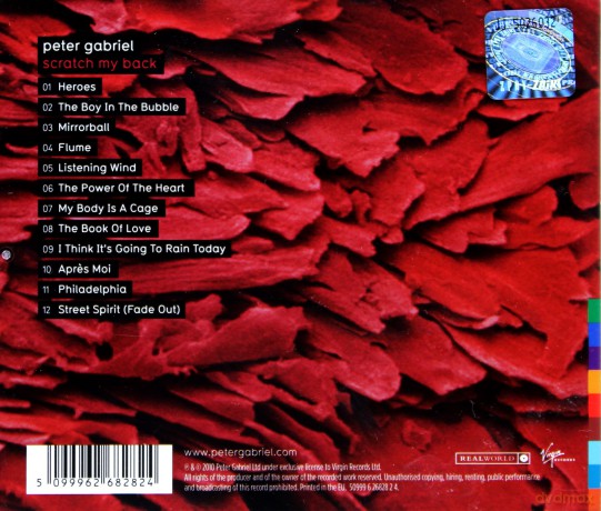 Peter Gabriel: Scratch My Back [CD]