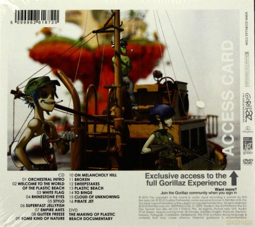 Gorillaz: Plastic Beach Limited [CD]+[DVD]