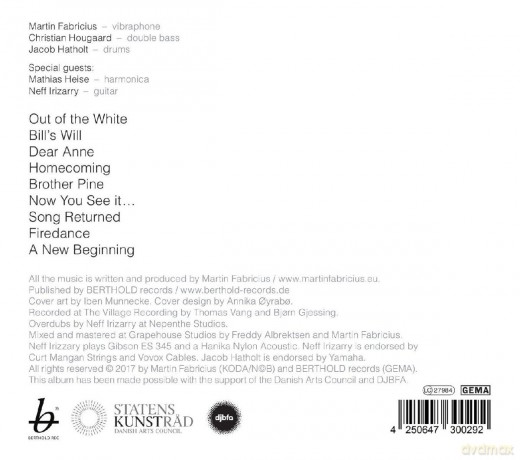 Martin Fabricius Trio: Out of the White (digipack) [CD]