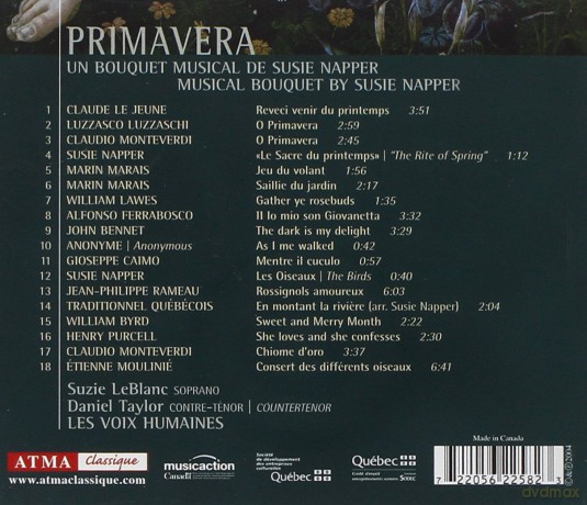 Les Voix humaines: Primavera [CD]