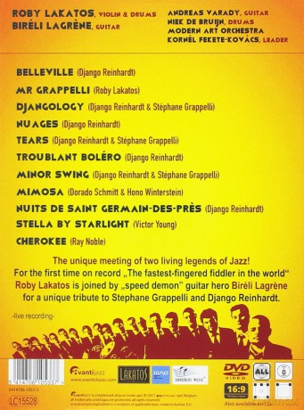 Roby Lakatos & Biréli Lagrene: Tribute to Stéphane & Django (digipack) [DVD]
