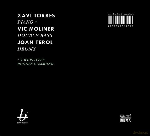 Xavi Torres Trio: Unkown Past (digipack) [CD]