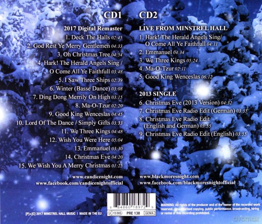 Blackmore's Night: Winter Carols 2017 Edition [2CD]