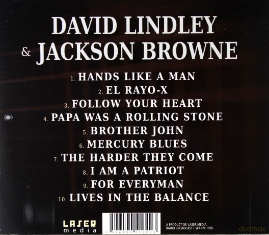 David Lindley & Jackson Browne: Los Angeles 1985 [CD]
