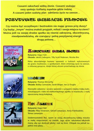 Pozytywne wibracje filmowe: Zakochani widzą słonie / Dróżnik / Noi Albinoi BOX [3DVD]
