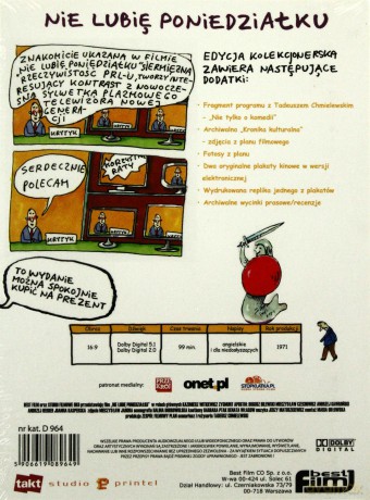 Nie lubię poniedziałku wydanie specjalne (digipack) [DVD]