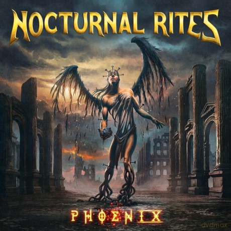 Nocturnal Rites: Phoenix (Clear Blue Black Marbled) [Winyl]