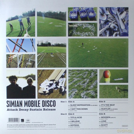 Simian Mobile Disco: Attack Decay Sustain Release [2xWinyl]