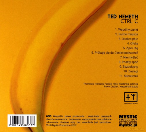 Ted Nemeth: Ctr C (digipack) [CD]