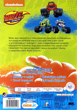 Blaze i Megamaszyny. Wyścig Na Smoczą Górę [DVD]