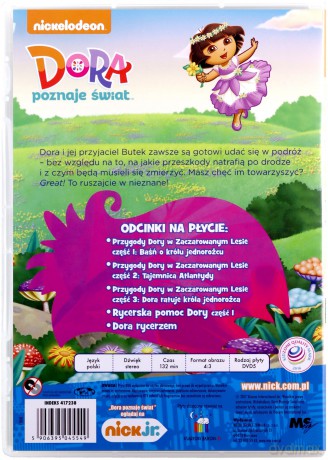 Dora poznaje świat. Przygody Dory w zaczarowanym lesie [DVD]