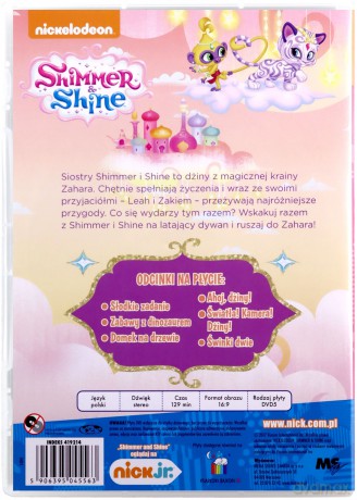 Shimmer And Shine. Ahoj, Dżiny! [DVD]