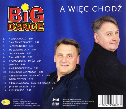 Big Dance: A więc chodź [CD]