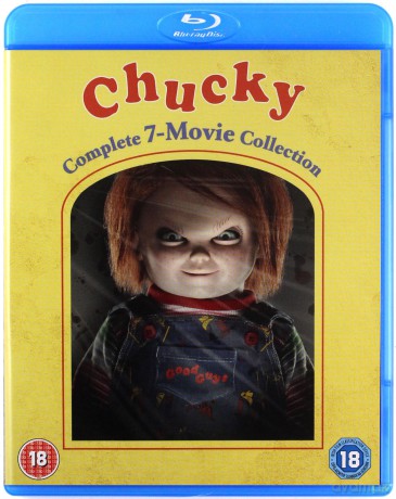 CHUCKY: Complete 7-Movie Collection (Laleczka Chucky / Powrót laleczki Chucky / Laleczka Chucky 3 / Narzeczona laleczki Chucky / Laleczka Chucky: Następne pokolenie / Klątwa laleczki Chucky / Cult of Chucky) [7xBlu-Ray]